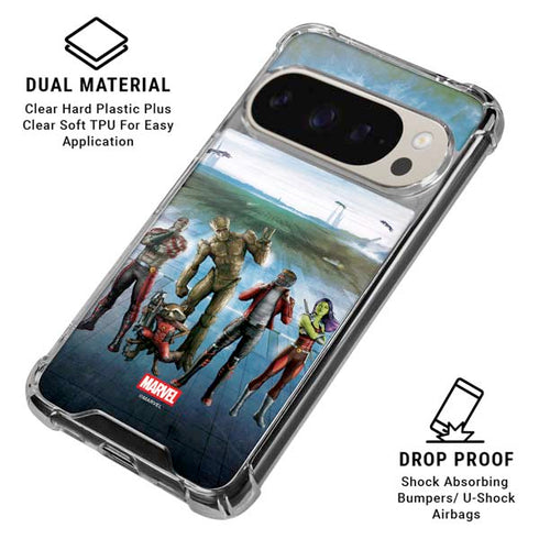 Marvel Guardians of the Galaxy Hero Squad Google Pixel 9 Pro XL Clear Case
